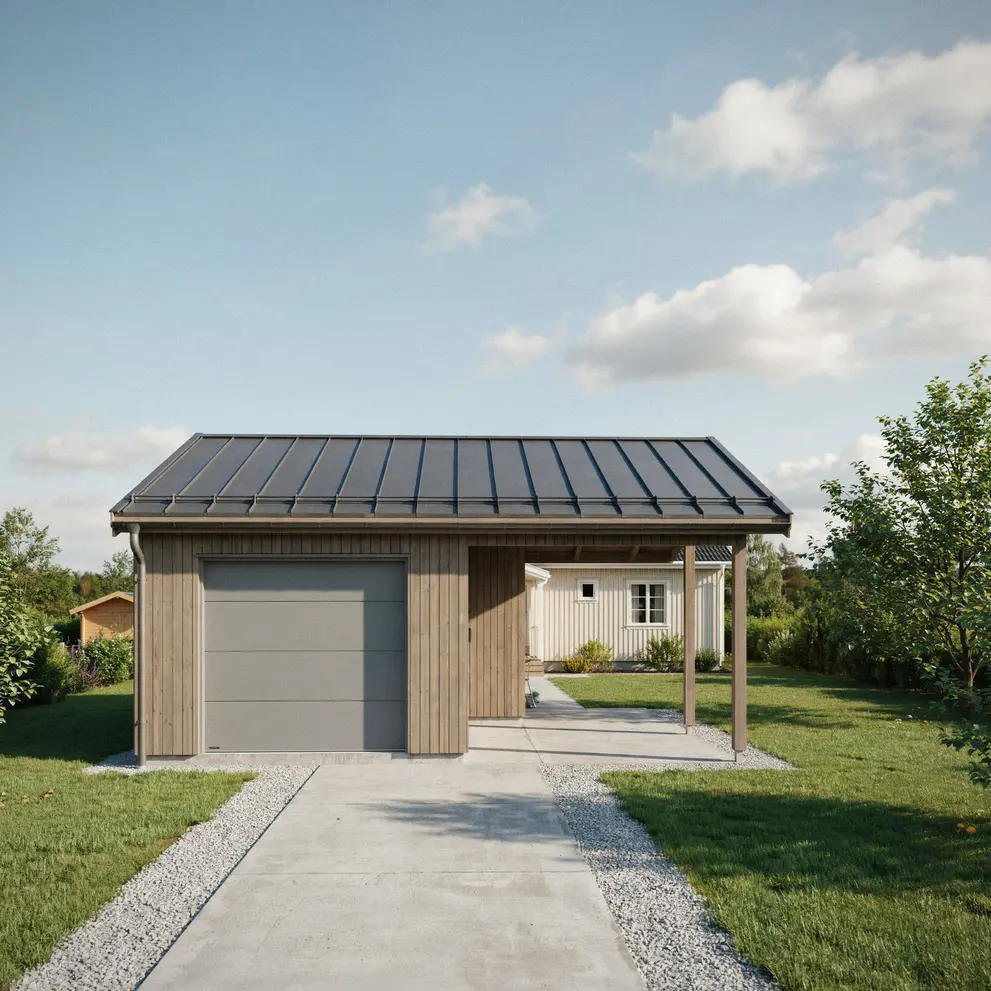 bygga carport garage